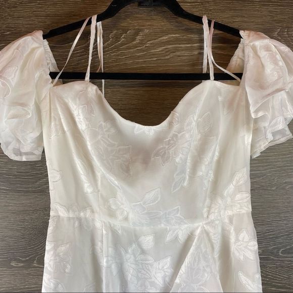 Wayf Casper Midi Dress in Ivory NWT - Picture 5 of 13